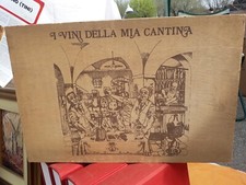 CASSA IN LEGNO VINTAGE PER BOTTIGLIE VINO DENOMINATA -"I VINI DELLA MIA CANTINA"