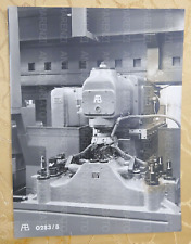 VECCHIA FOTOGRAFIA FOTO VINTAGE BRESCIA OFFICINA MECCANICA RINO BERARDI INDUSTRI