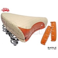 Sella MONTEGRAPPA EXPORT Bici Graziella - Bacchetta R + Manopole Crema / Marrone