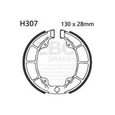 Set ganasce freno EBC (5) posteriori sinistra per Peugeot New Tweet Evo 50 4T tamburo 2014-2020