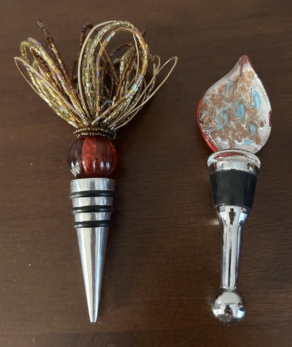 Topper vino stile murano oro - vino,