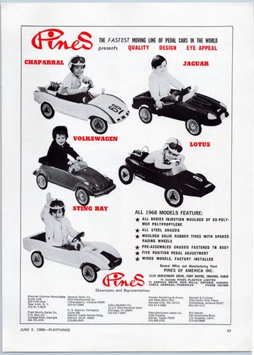 1968 pines america pedal - america,