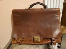 Valigetta messenger vintage pelle italiana The Bridge uomo leggi descrizione