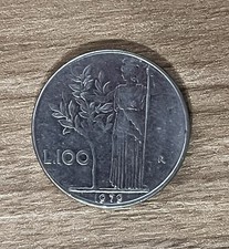 Moneta 100 lire - del, 1979