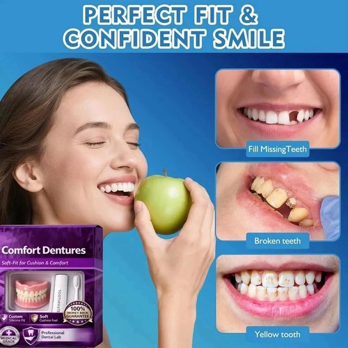 Set denti finti silicone - denti,