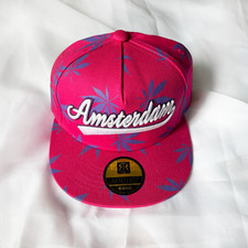 Amsterdam foglie rosa snapback
