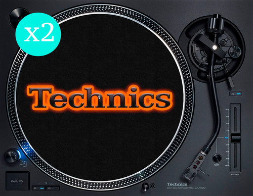 Technics orange neon black - neon, on