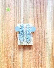 PNF Milizia, fregi da bavero in metallo, attacco a dado, marcati Bomisa Milano