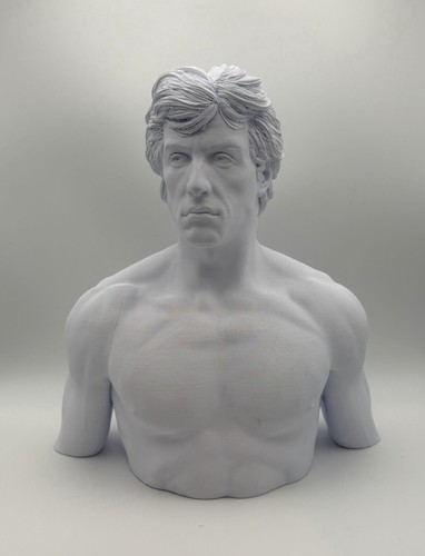 Busto rocky balboa - 3d,