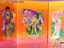 ?‍? JEM Holograms MISFITS Raro Vintage 1986 QUADERNI Anelli Ring Folder New ?
