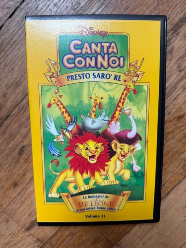Vhs disney canta con noi - disney, –