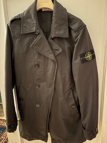 Trench stone island david - stone,