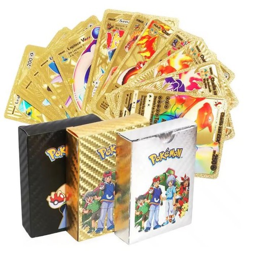 Carte pokémon metallo oro - pokémon,