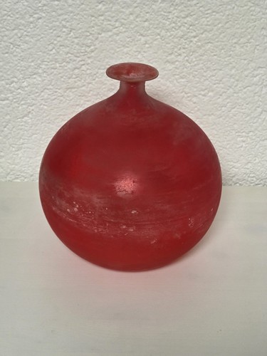 Vaso scavo murano cenedese - vaso,