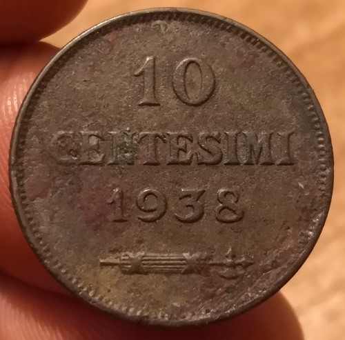 Moneta centesimi 1938 san - centesimi,