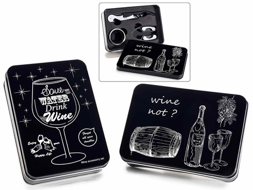 Set vino scatola - , metallo