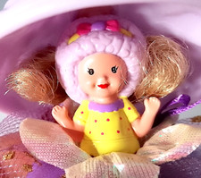 POPCORN KIDS Pretties Miss Jilly 1991 Mattel mini bambola cupcake dolcetto lilla