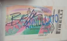 AUTOGRAFO BEPPE BERGOMI INTER