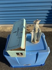 Figurina Lladro "AFTERNOON TEA" #1428 ~ con scatola originale e confezione danneggiata a mano