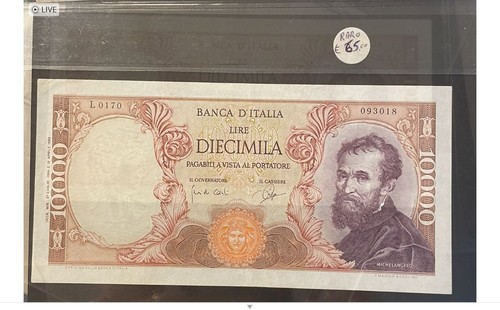 Banca italia banconota - d'italia,
