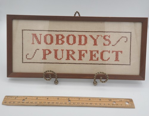 Quadro nobody purfect punto - quadro,