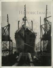 1932 Press Photo Steamship