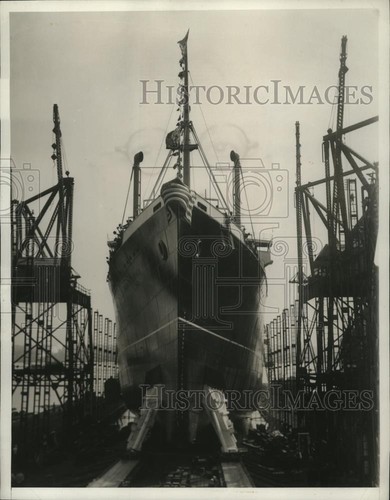 Foto stampa 1932 piroscafo