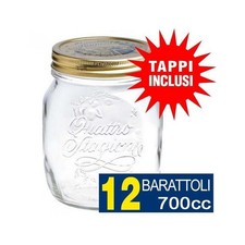 12 Barattoli 700cc Bormioli
