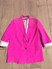 Blazer Mujer Fucsia De Zara