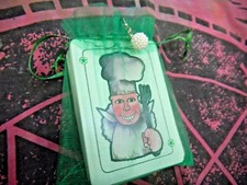 MAZZO VINTAGE DI 54 + 1 CARTE DA GIOCO FRATELLI FABBRI EDITORI CUCINA CUOCHI