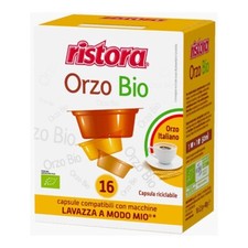 128 Capsule Orzo Biologico Ristora compatibili Lavazza A Modo Mio