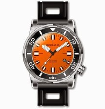 borealis sea dragon orange, 30 Atm., movimento Mijota 9015, cassa 44,5.