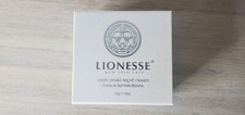 Crema notte di lusso Lionesse Gemma bianca perla cura della pelle