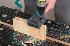 Wolfcraft Guida Per Spinatura - Calibro Di Spinatura Per Giunzioni In Legno, 464