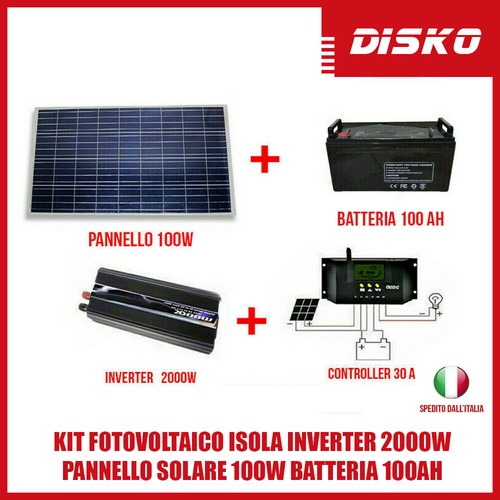 Kit fotovoltaico isola - kit,