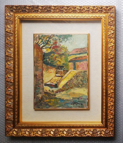 Quadro con paesaggio - quadro,