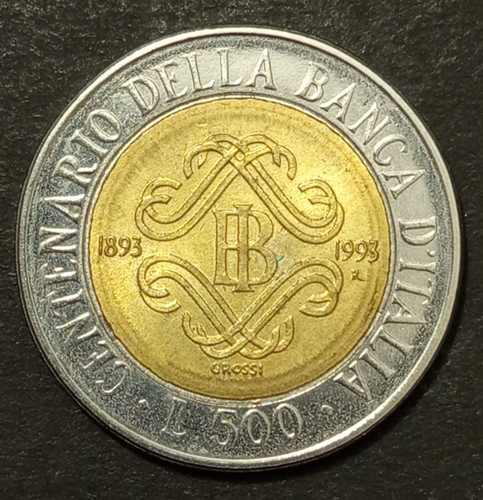 500 lire bimetallico - bimetallico, fdc