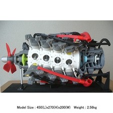 Motore radiale stampato in 3d 28 cilindri post seconda guerra mondiale vespa più grande modello principale