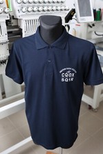 Polo personalizzata per radioamatore con segnaletica ricamata speciale CQDX