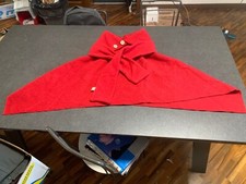 Poncho Lana Rosso Vintage