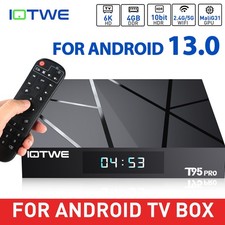 NEW 6K Smart TV BOX Android 13.0 Quad Core USB Lettore multimediale di rete 4GB+64GB