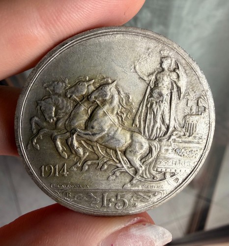 Quadriga lire 1914 - quadriga, 5