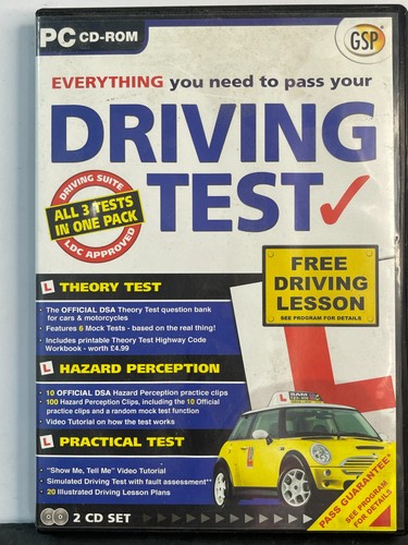 Driving test rom - pc, cd-rom