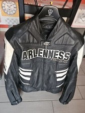 ArlenNess Racing giacca da moto in pelle vera Teck-2