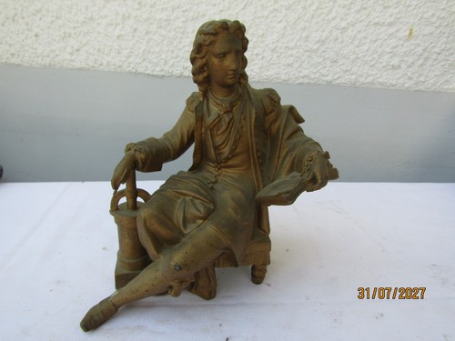 Ancien régule pendule - régule,