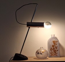 Gino Sarfatti Arteluce lampada tavolo design Mod.566 vintage etichetta originale