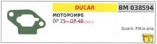 Guarnizione filtro aria DUCAR motopompa DP 25 40 038594