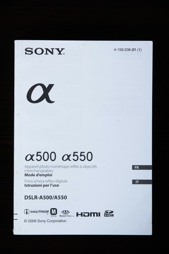 Manuale istruzione fotocamera