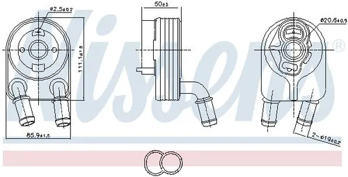 Radiatore olio motore