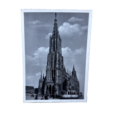 Cartolina postale ulm münster - cartolina,